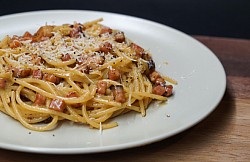 Spaghetti carne y verduras